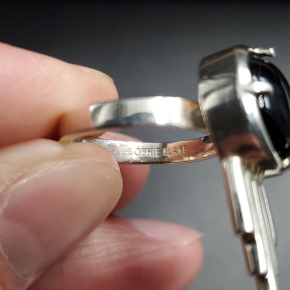 Size 7 Sterling Silver Sophie Blake Unique Design Ring - Picture 4 of 8